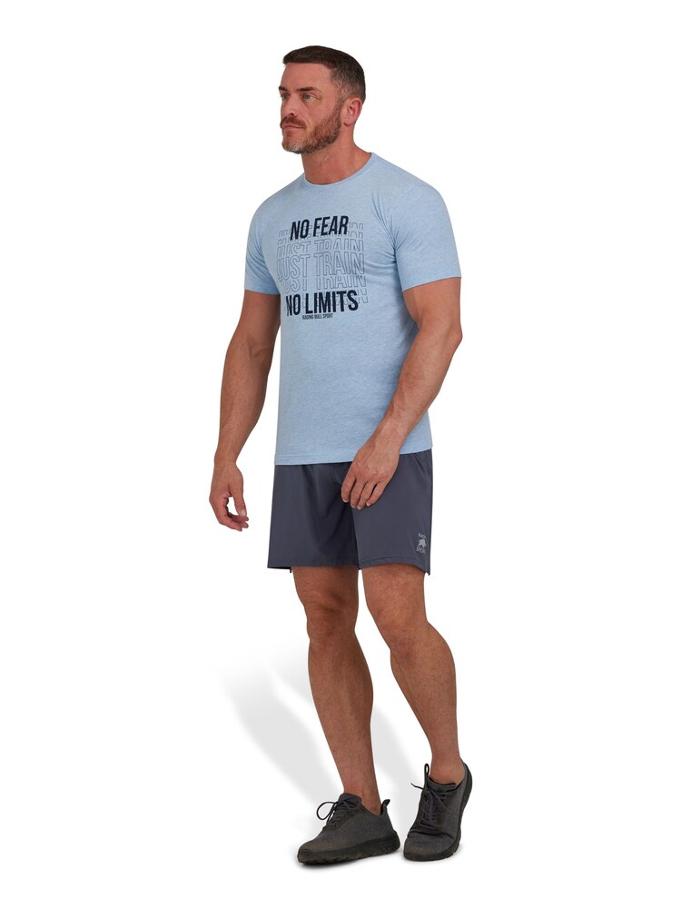Raging Bull Blue No Fear Just Train T-Shirt - Image 2 of 6