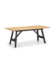 Julian Bowen Black Oak Hockley Table - Image 2 of 6