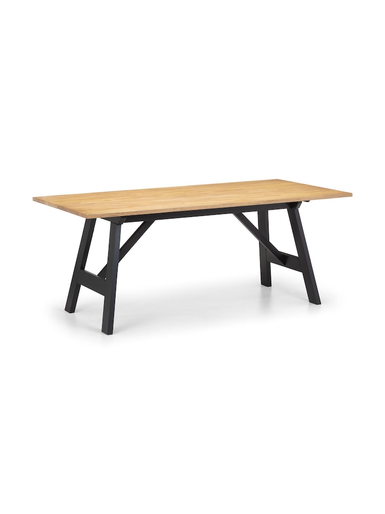 Julian Bowen Black Oak Hockley Table - Image 2 of 6