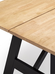 Julian Bowen Black Oak Hockley Table - Image 6 of 6