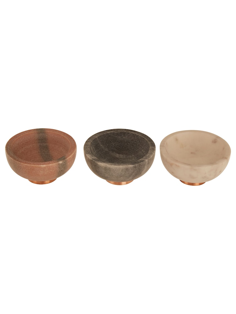 Maison by Premier Rose Gold Maison Dipping Bowls Set Of 3 - Image 2 of 4