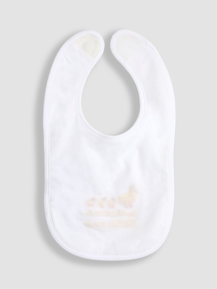JoJo Maman Bébé Welcome Little One Bib - Imagen 2 de 3 JoJo Maman Bébé Welcome Little One Bib - Imagen 2 de 3
