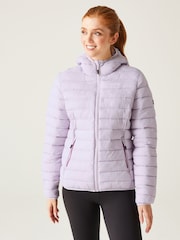 Regatta Purple Womens Hooded Marizion Walking Jacket - Image 1 of 9