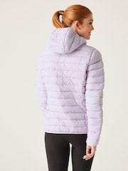 Regatta Purple Womens Hooded Marizion Walking Jacket - Image 2 of 9