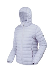 Regatta Purple Womens Hooded Marizion Walking Jacket - Image 9 of 9