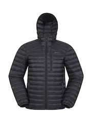 Negro - Chaqueta acolchada impermeable de hombre Henry II de Mountain Warehouse - Imagen 1 de 5