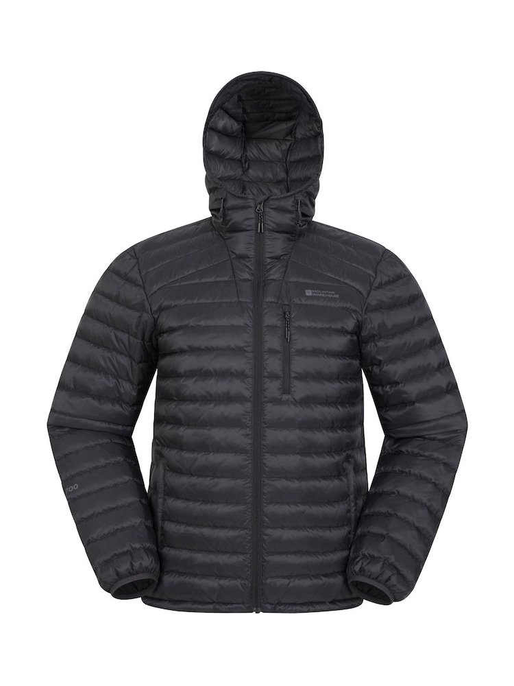 Negro - Chaqueta acolchada impermeable de hombre Henry II de Mountain Warehouse - Imagen 1 de 5
