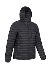 Negro - Chaqueta acolchada impermeable de hombre Henry II de Mountain Warehouse - Imagen 2 de 5