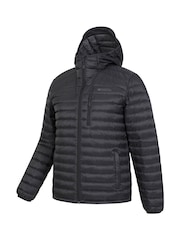 Negro - Chaqueta acolchada impermeable de hombre Henry II de Mountain Warehouse - Imagen 4 de 5
