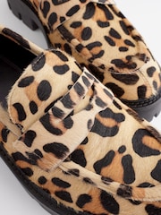 Leopard Forever Comfort® Leather Chunky Loafers - Image 7 of 7