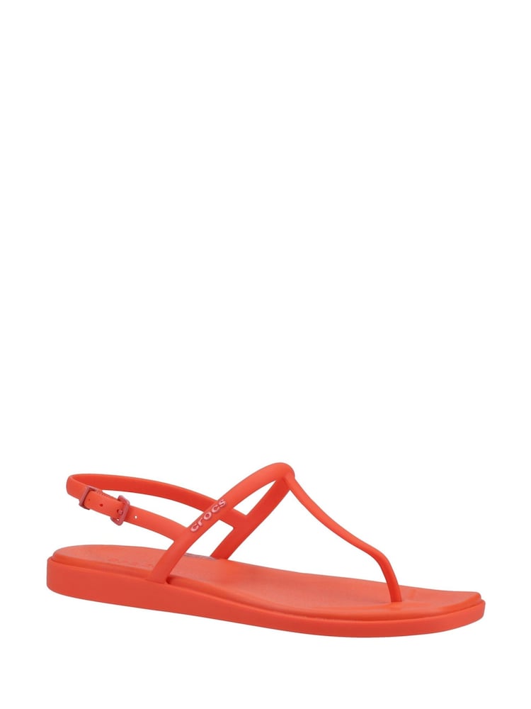 Crocs Red Miami Thong Flip Flops - Image 1 of 4
