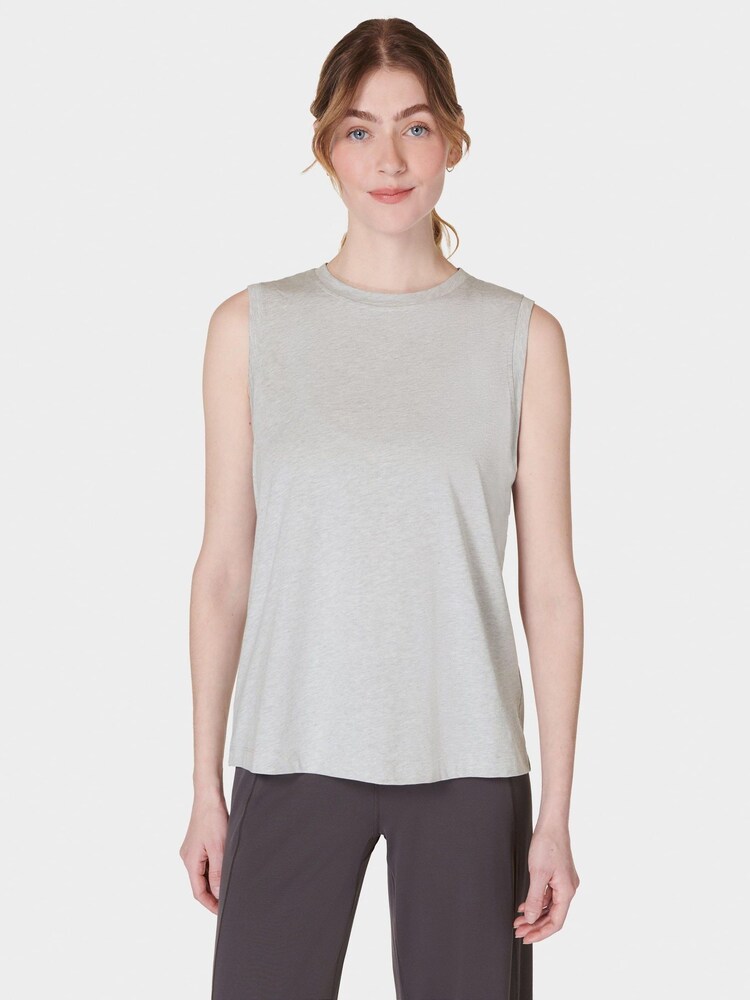Sweaty Betty Grey Essential Sleeveless Tank - Image 1 of 6