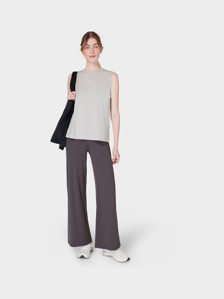 Sweaty Betty Grey Essential Sleeveless Tank - Image 2 of 6
