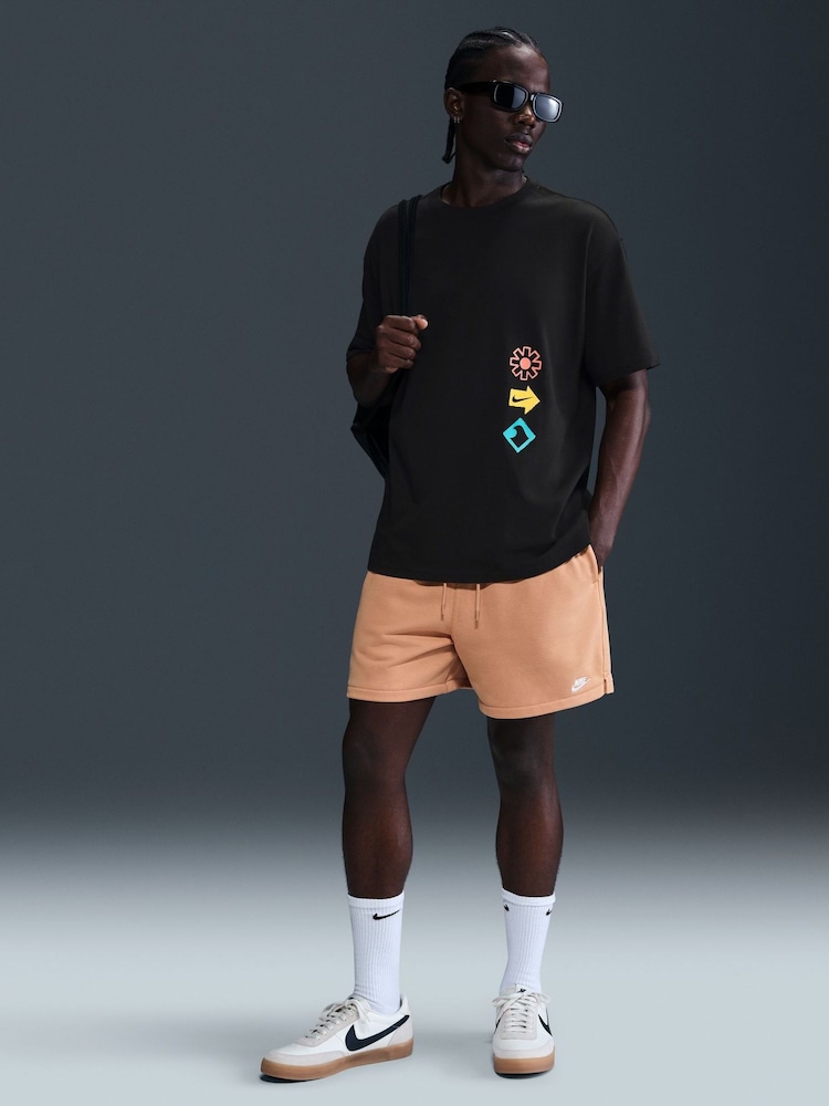 Nike Black Sportswear Back Graphic Print T-Shirt - Image 1 of 5