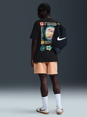 Nike Black Sportswear Back Graphic Print T-Shirt - Image 2 of 5