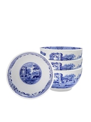 Spode Set of 4 Blue Italian Dip Bowls - Image 6 of 8