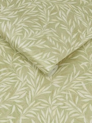 Graham & Brown Green Salix Leaves Wallpaper Sample - Image 3 of 3