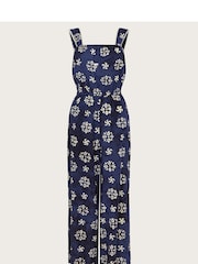 Monsoon Blue Loreta Batik Print Jumpsuit - Image 5 of 5