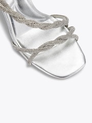 Carvela Silver Loopi Sandals - Image 4 of 4