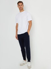 Threadbare Navy Luxe Knitted Joggers - Image 3 of 4