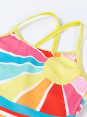 Frugi Blue Stripe Tankini Made From Chlorine Safe And Recycled Materials - Image 4 of 5