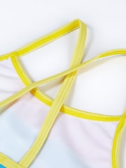 Frugi Blue Stripe Tankini Made From Chlorine Safe And Recycled Materials - Image 5 of 5
