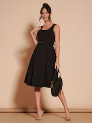 Платье с поясом в стиле 1950-х Jolie Moi Inspired - Image 1 of 6