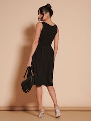Платье с поясом в стиле 1950-х Jolie Moi Inspired - Image 2 of 6