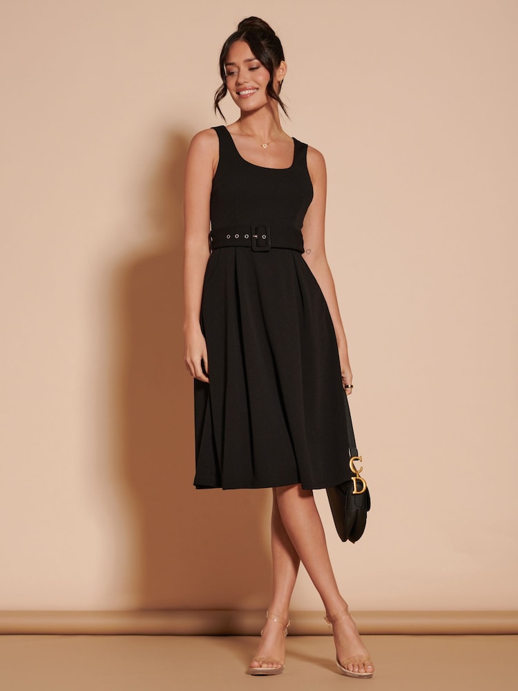 Jolie Moi 1950's Inspired Ausgestelltes Kleid mit Gürtel - Bild 6 von 6 Jolie Moi 1950's Inspired Ausgestelltes Kleid mit Gürtel - Bild 6 von 6