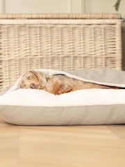 Lords and Labradors Stone Savanna Sleepy Burrows Dog Bed - Image 1 of 3