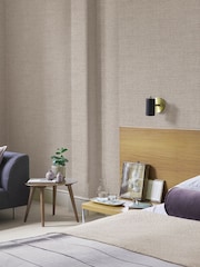 Graham & Brown Praline Rustic Weft 10M Wallpaper - Image 4 of 4