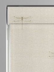 Sophie Allport Neutral Gold Vector Dragonfly Made to Measure 100% Cotton Roman Blinds - Image 3 of 6