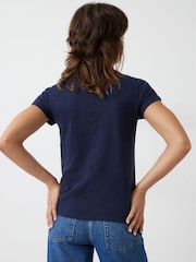 Hush Blue Slim Fit Crew T-Shirt - Image 2 of 4