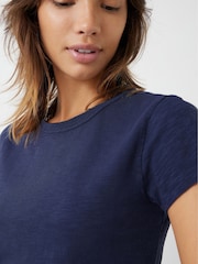 Hush Blue Slim Fit Crew T-Shirt - Image 4 of 4