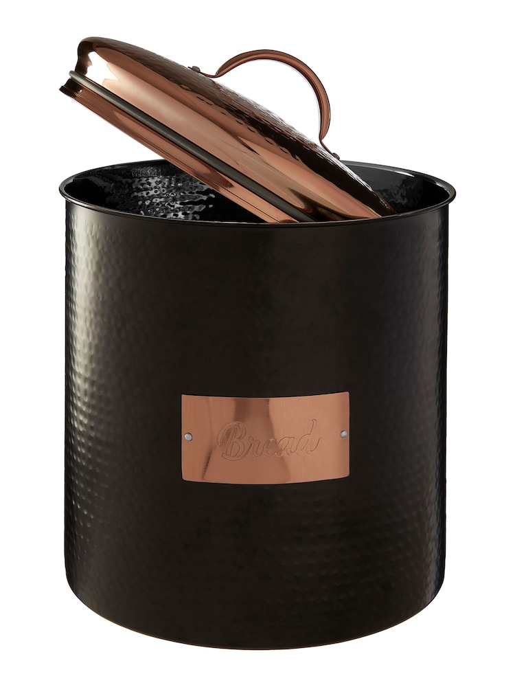 Interiors by Premier Black Prescott Bread Bin - Image 4 of 4
