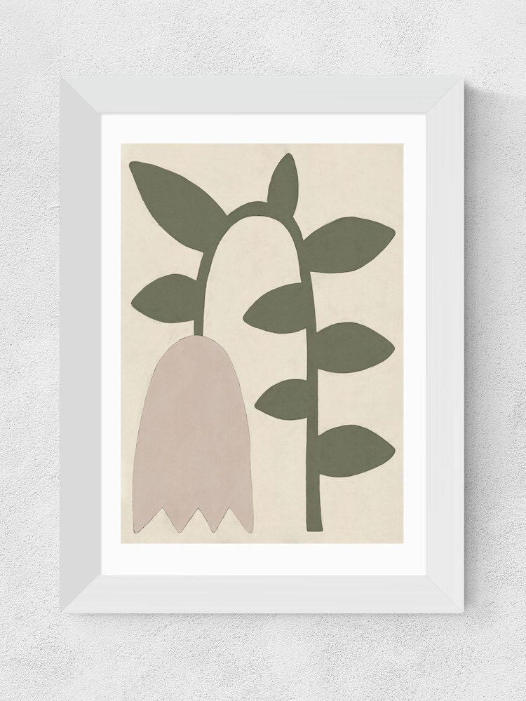 East End Prints White Tulip Framed Art Print - Image 1 of 3