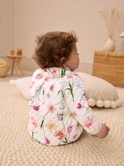 Baker by Ted Baker Printed Quilted 100% Cotton Jacket - Image 3 of 11