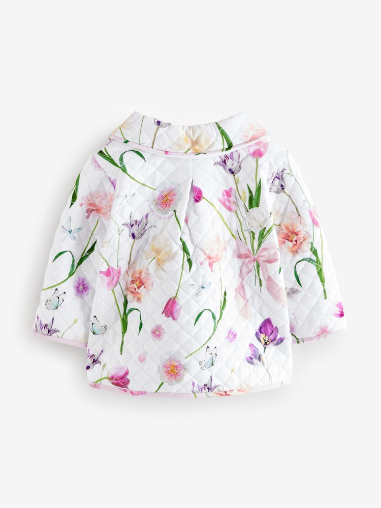 Alb - Baker by Ted Baker Printed Quilted 100% Cotton Jacket - Image 9 of 11