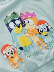 Синий - Bluey 100% Хлопок Лицензия Рождество Пижама (12месяцев-10лет) - Image 7 of 9