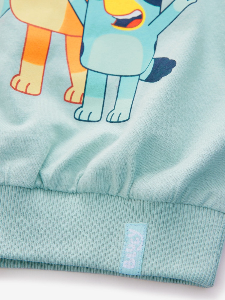 Синий - Bluey 100% Хлопок Лицензия Рождество Пижама (12месяцев-10лет) - Image 9 of 9