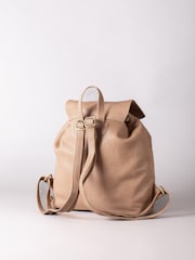 Lakeland Leather Taupe Harstone Backpack - Image 5 of 7