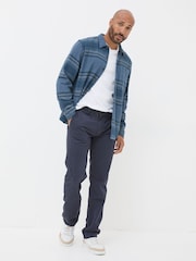 FatFace Navy Blue Modern Coastal Chinos - Image 1 of 5