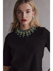 Green Tabitha Simmons Elizabeth Jewelled Necklace - Image 1 of 6