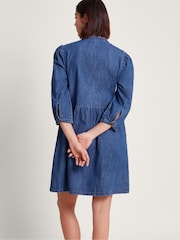 Monsoon Mae Pintuck-Denimkleid - Bild 3 von 5