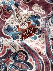 Pink Paisley Print Volume Long Sleeve Blouse - Image 7 of 7