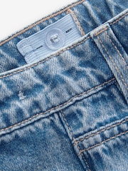 Baker by Ted Baker Blue 100% Cotton Embroidered Cargo Jeans - Image 11 of 12