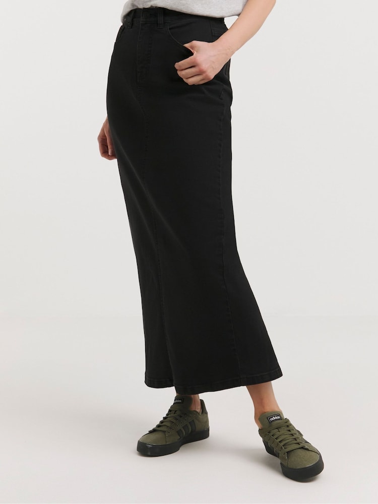 JD Williams Black 24/7 Maxi Skirt - Image 4 of 4