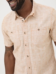 FatFace Beckley Pink Tile Print Shirt - Image 3 of 5