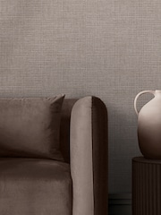 Graham & Brown Stone Rustic Weft 10M Wallpaper - Image 4 of 4