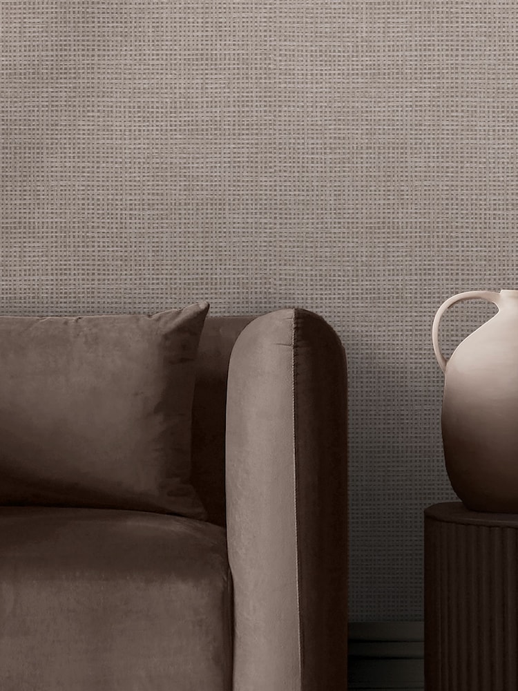 Graham & Brown Stone Rustic Weft 10M Wallpaper - Image 4 of 4 Graham & Brown Stone Rustic Weft 10M Wallpaper - Image 4 of 4